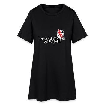 Oeventroper garçon - Robe T-shirt Femme - noir - Devant