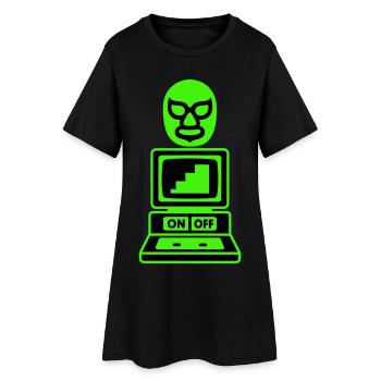 Computer Cult - Women’s T-Shirt Dress - black - Front