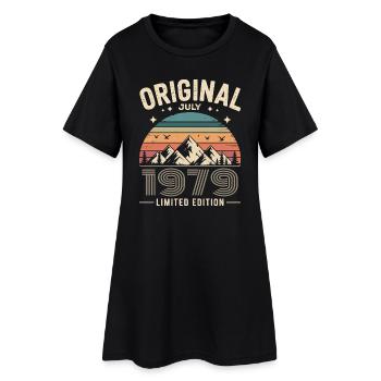 juillet 1979 – Légende des sommets et montagnes - Robe T-shirt Femme - noir - Devant