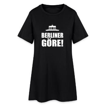 Berlin, Berlin T-Shirt, Hauptstadt, i love Berlin - Frauen T-Shirt-Kleid - Schwarz - Vorne