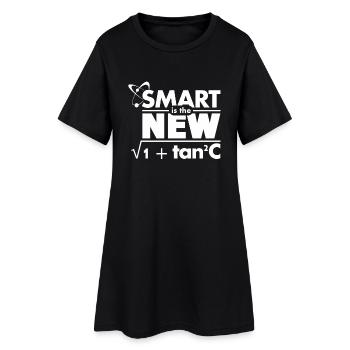Smart is the new... - Robe T-shirt Femme - noir - Devant