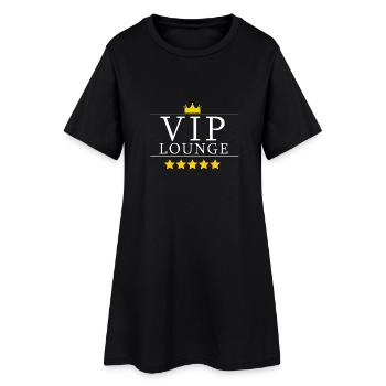 VIP lounge design gift - Women’s T-Shirt Dress - black - Front