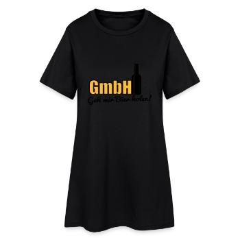 geh mir bier holen, handwerker, lustig, handwerker - Frauen T-Shirt-Kleid - Schwarz - Vorne