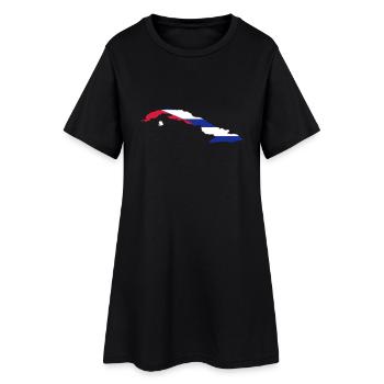 Cuba - Robe T-shirt Femme - noir - Devant