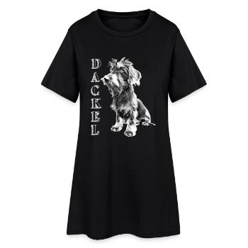 Teckel les meilleurs chiens du monde la fièvre teckel - Robe T-shirt Femme - noir - Devant