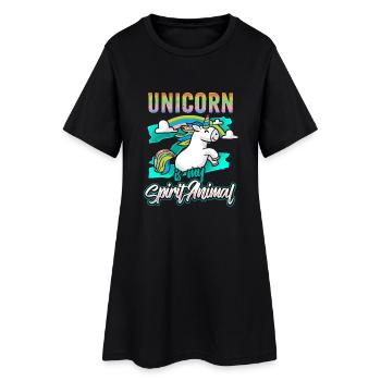 Licorne est mon esprit animal - licornes licorne - Robe T-shirt Femme - noir - Devant
