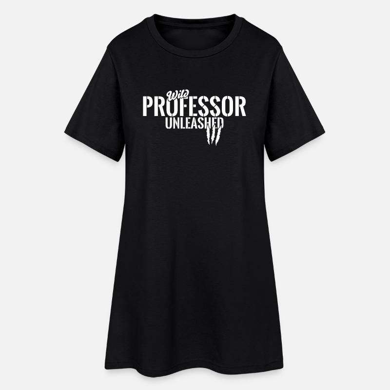 Wilder Professor unleashed - Women’s T-Shirt Dress - black