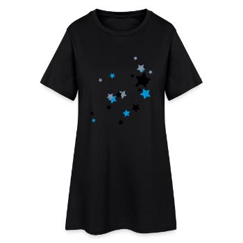 Chaos Star - Stars - Space - Women’s T-Shirt Dress - black - Front