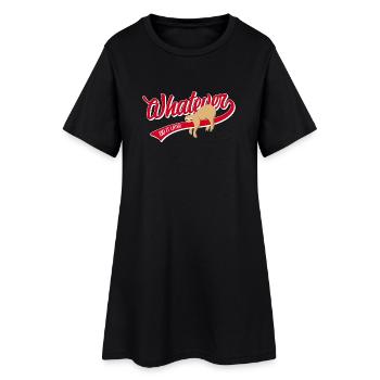 Whatever-paresseux paresseux Prokrastinieren - Robe T-shirt Femme - noir - Devant