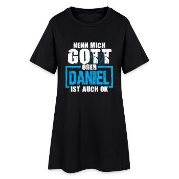 DANIEL - ok - Frauen T-Shirt-Kleid - Schwarz - Vorne