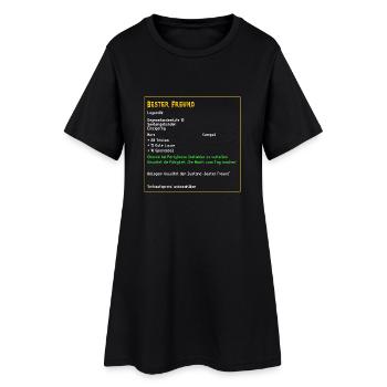 Legendärer Bester Freund Kumpel Legendär Held PC - Frauen T-Shirt-Kleid - Schwarz - Vorne