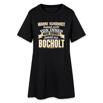 BOCHOLT - Schönheit - Frauen T-Shirt-Kleid - Schwarz - Vorne