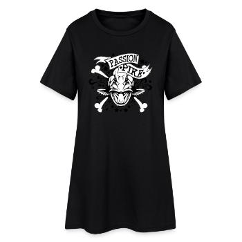 PASSION PIKE - Women’s T-Shirt Dress - black - Front