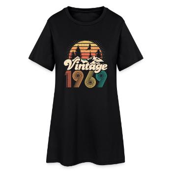 Vintage 1969 vintage de cadeau anniversaire 50e ' - Robe T-shirt Femme - noir - Devant