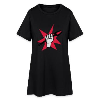 Grill - Women’s T-Shirt Dress - black - Front