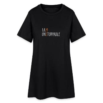 Je suis imparable - Robe T-shirt Femme - noir - Devant