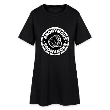# # # # ANONYMOUS - Robe T-shirt Femme - noir - Devant