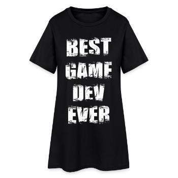 Développeur de jeux - Robe T-shirt Femme - noir - Devant
