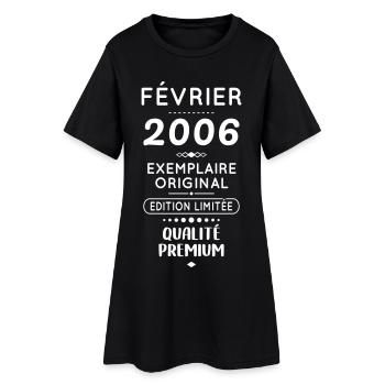 20th Anniversary - February 2006 Original - Women’s T-Shirt Dress - black - Front