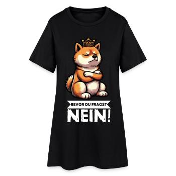 Avant que tu ne demandes à Shiba Inu Shiba Shiba Inus, propriétaire de Shiba Inus - Robe T-shirt Femme - noir - Devant