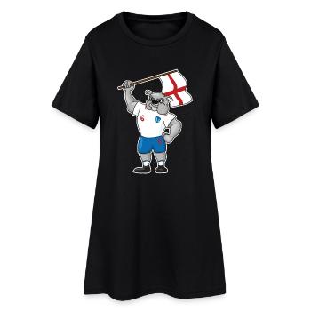 ANGLETERRE Football Britain Football Bulldog Bulldog - Robe T-shirt Femme - noir - Devant