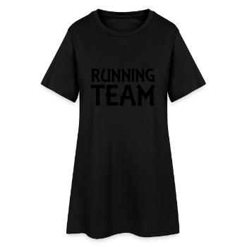 Running Team - Robe T-shirt Femme - noir - Devant