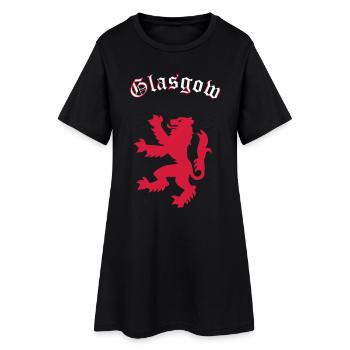 Glasgow - Robe T-shirt Femme - noir - Devant