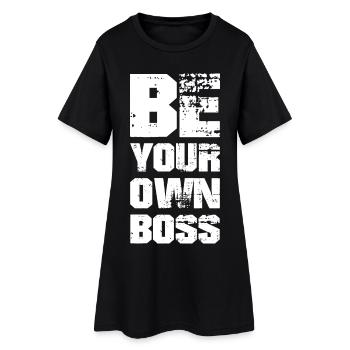 SOYEZ LE VÔTRE - Robe T-shirt Femme - noir - Devant