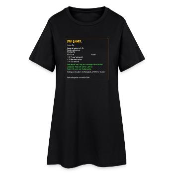 Legendärer Pro Gamer Legendär Held PC Zocken Gamer - Frauen T-Shirt-Kleid - Schwarz - Vorne