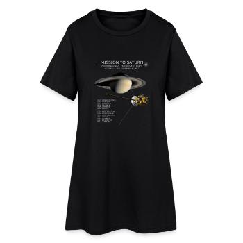 Cassini-Huygens Visite sihrt - La Grande Finale - Robe T-shirt Femme - noir - Devant
