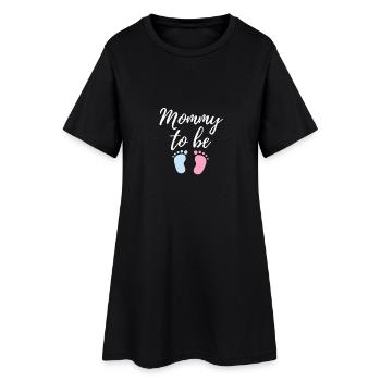 pregnancy - Women’s T-Shirt Dress - black - Front