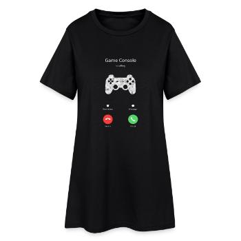 Ma console de jeu appelle cadeau chemise gamer - Robe T-shirt Femme - noir - Devant