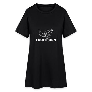 Fruitporn - Robe T-shirt Femme - noir - Devant