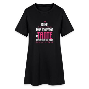 Ihre Majestät Tante, Tante Geschenk - Frauen T-Shirt-Kleid - Schwarz - Vorne