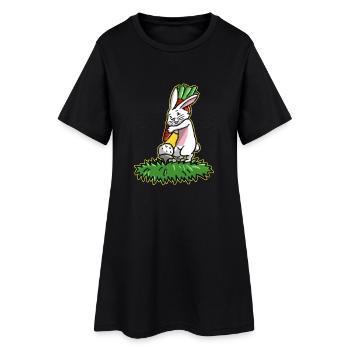 J'aime le golf golfeur de lapin de Pâques Pâques cadeau - Robe T-shirt Femme - noir - Devant