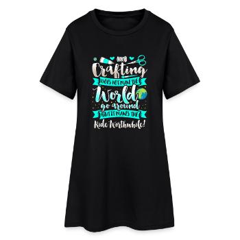 Artisanat - Artisanat Arts Éducation Loisirs - Robe T-shirt Femme - noir - Devant
