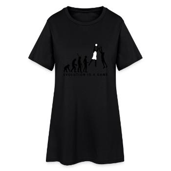 evolution_basketball_072011_d_2c - Women’s T-Shirt Dress - black - Front