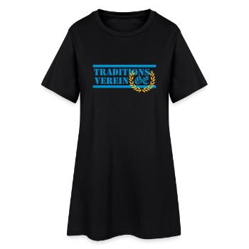 Club traditionnel - Robe T-shirt Femme - noir - Devant