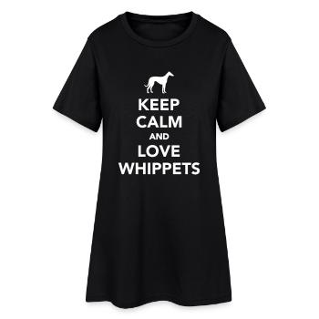 Whippet - Women’s T-Shirt Dress - black - Front