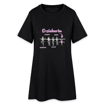 Educator dream job - Women’s T-Shirt Dress - black - Front