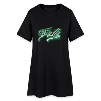 fuerth - Robe T-shirt Femme - noir - Devant