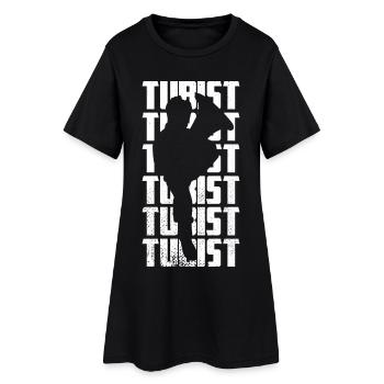 Tubist - Women’s T-Shirt Dress - black - Front
