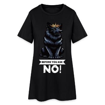 Before You Ask Black Shepherd Shepherds - Women’s T-Shirt Dress - black - Front