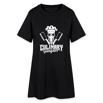 Culinary Gangster - butcher & skull cook - Robe T-shirt Femme - noir - Devant