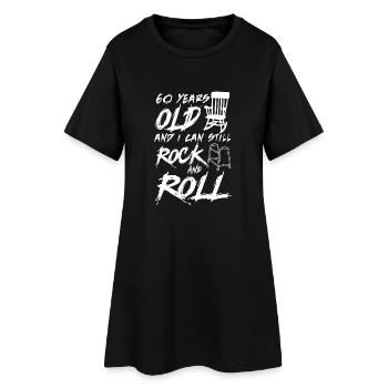 60 Years old and i can still Rock and Roll - Robe T-shirt Femme - noir - Devant