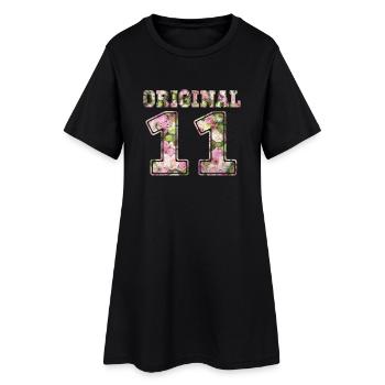 11 d'origine - Robe T-shirt Femme - noir - Devant