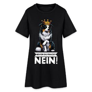 Before you ask: Australian Shepherd Aussie Aussie - Women’s T-Shirt Dress - black - Front