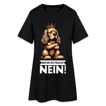 Before you ask: Cocker Spaniel Cocker Dog - Women’s T-Shirt Dress - black - Front