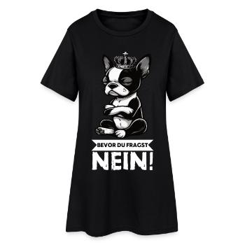 Avant de demander Boston Boston Boston Terrier Bostie Bosti - Robe T-shirt Femme - noir - Devant