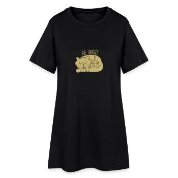 CATS | LE SNUGGLE - Robe T-shirt Femme - noir - Devant